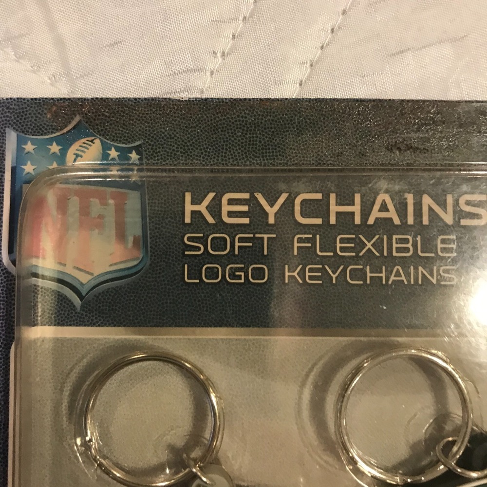 2018 NFL set of 8 Key Chains Cowboys,‎ Packers, Saints, Steelers and more - Picture 4 of 7